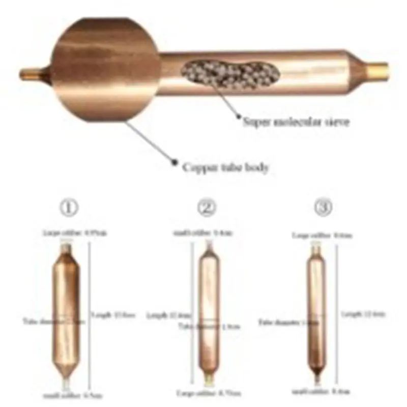 All Sizes Air ConditionerRefrigerator Part Copper Filter Drier (5).jpg