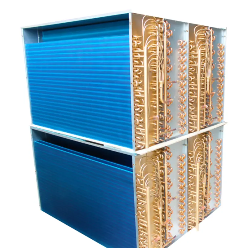 Air conditioning air system heat exchangers