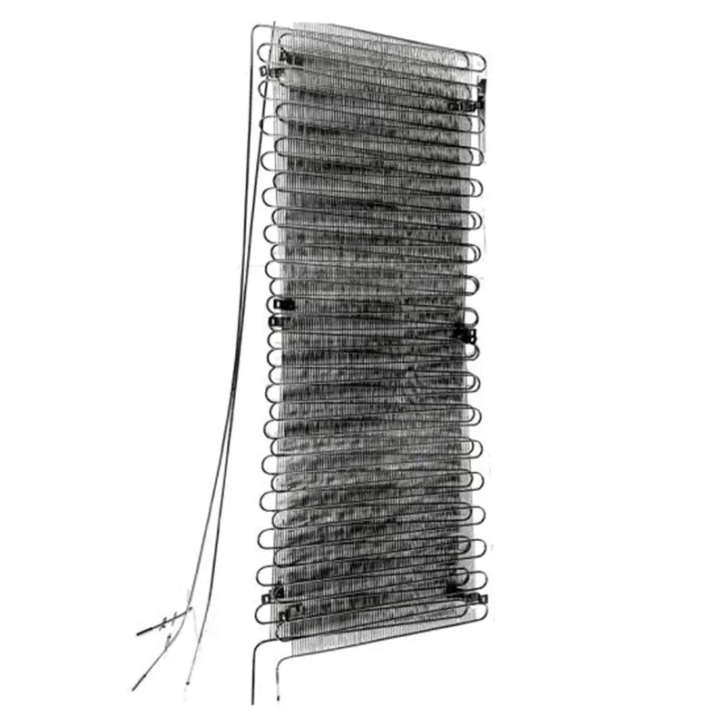 Wire tube condenser for large wine refrigerator