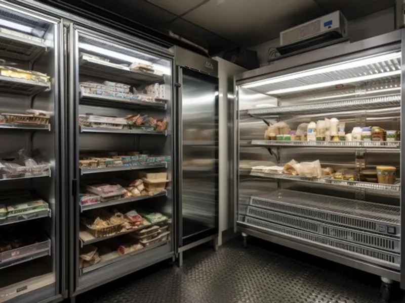 Multi-layer food freezer air-cooled condenser (3)